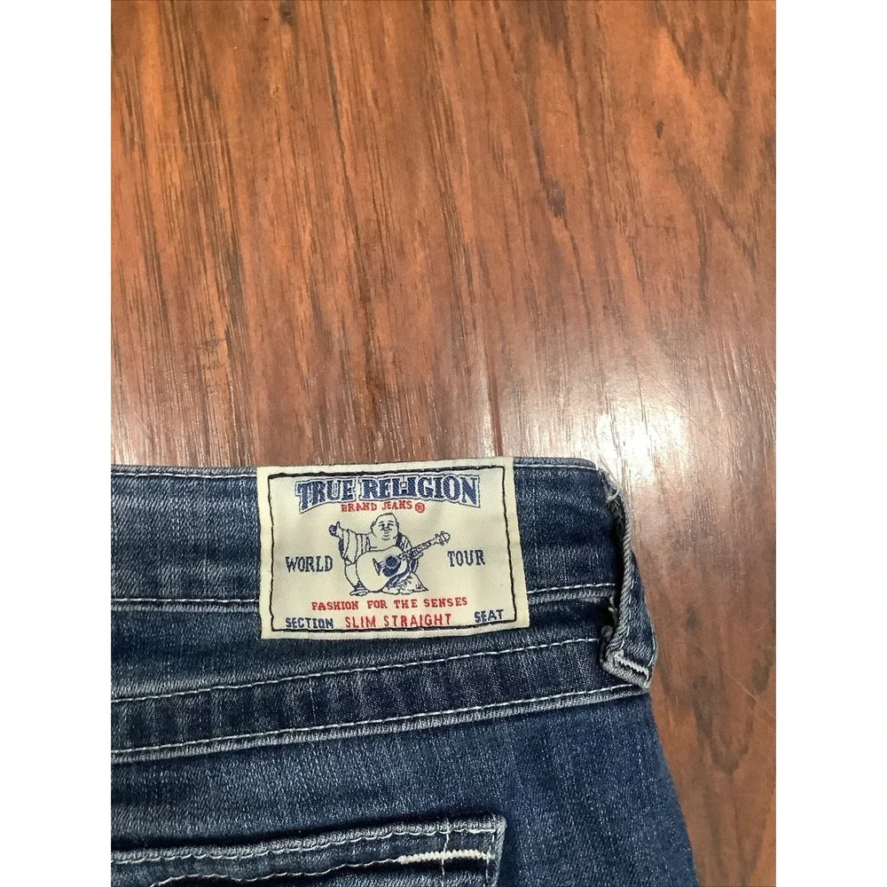 Womens True Religion Jeans 32 Slim Straight